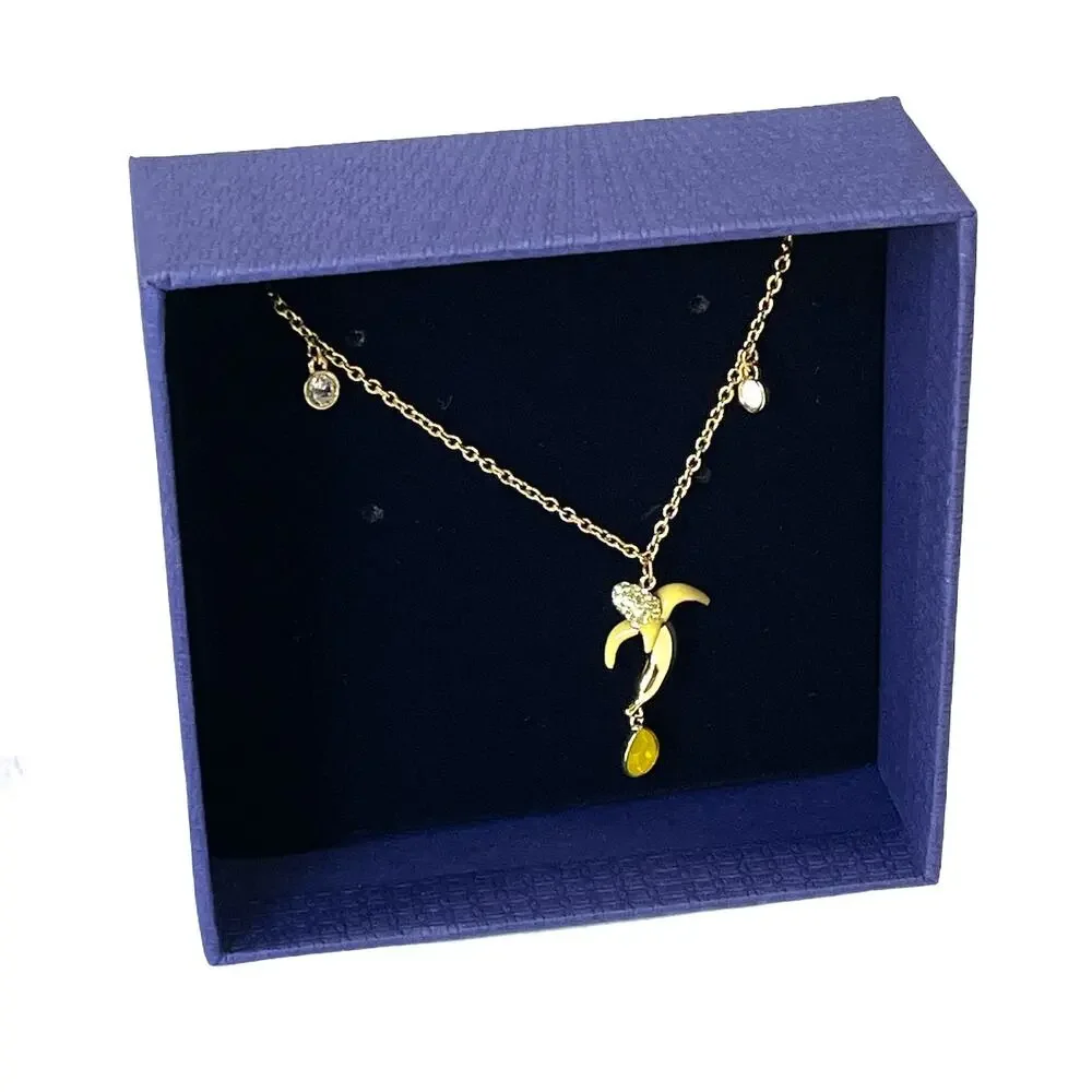 Swarovski Banana Pendant Necklace